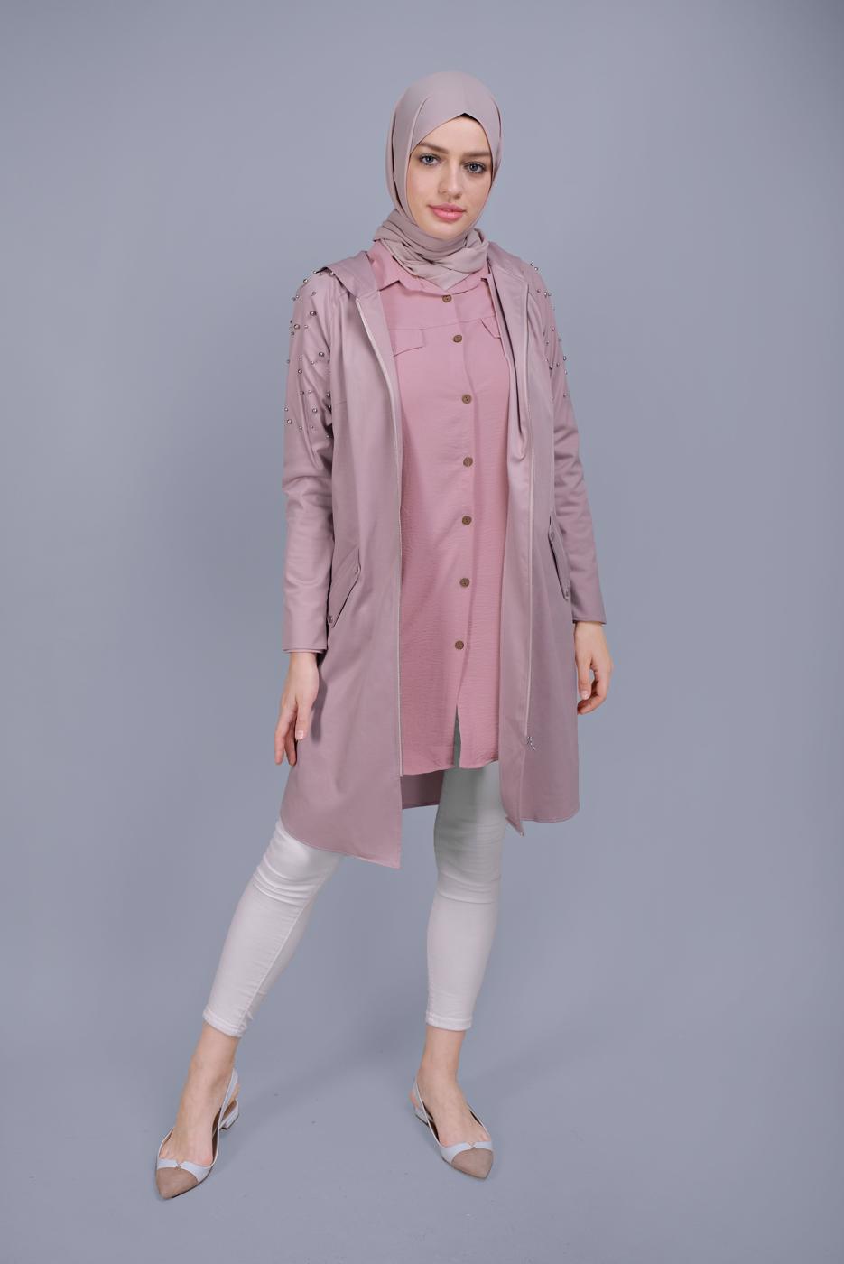 Hijab clothing POWDER TUNIC WITH POCKETS 1881 