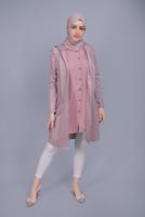 Hijab clothing POWDER TUNIC WITH POCKETS 1881 