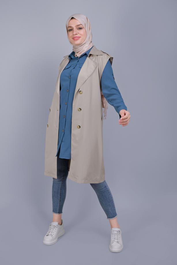 Vêtements hijab  TUNIC WITH POCKETS 1881  - TRENDTESETTÜR
