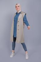 Vêtements hijab BLEU MARINE TUNIQUE AVEC POCHES 1881 