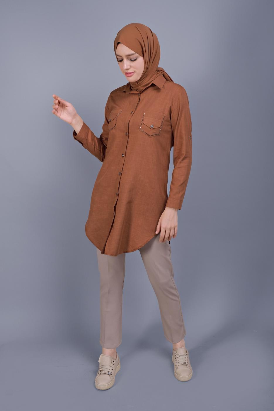 Hijab clothing TABA BUTTONED TUNIC  2881