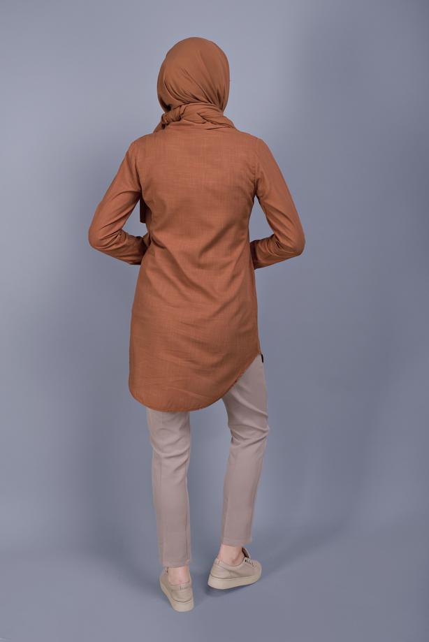 Vêtements hijab  BUTTONED TUNIC  2881 - TRENDTESETTÜR