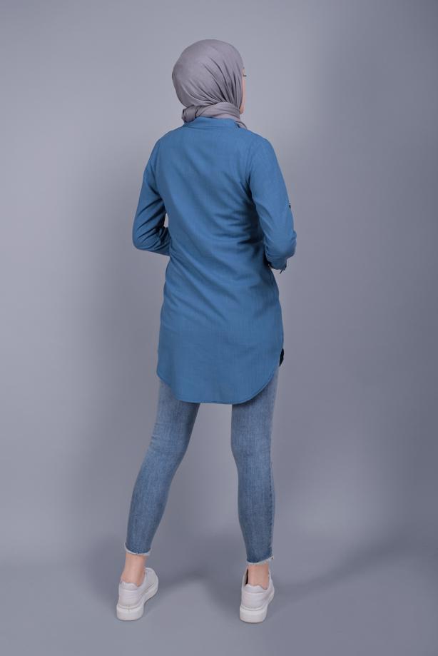 Vêtements hijab  BUTTONED TUNIC  2881 - TRENDTESETTÜR