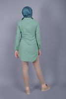 Vêtements hijab VERT TUNIQUE BOUTONNÉE 2881 