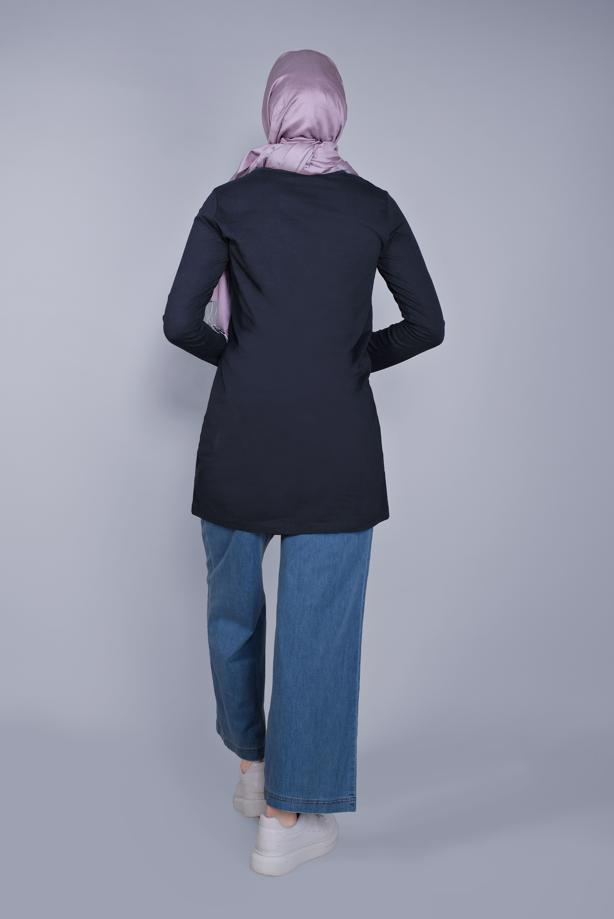 Vêtements hijab  COTTON FLORAL TUNIC 3306  - TRENDTESETTÜR