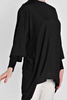 Tesettür giyim SİYAH T 4494 ALVİNA HAZEL TUNİK 38/44 TEK40