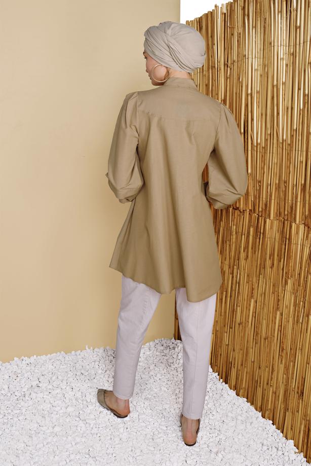 Hijab clothing  BUTTONED SALAS TUNIC 4726  - TRENDTESETTÜR