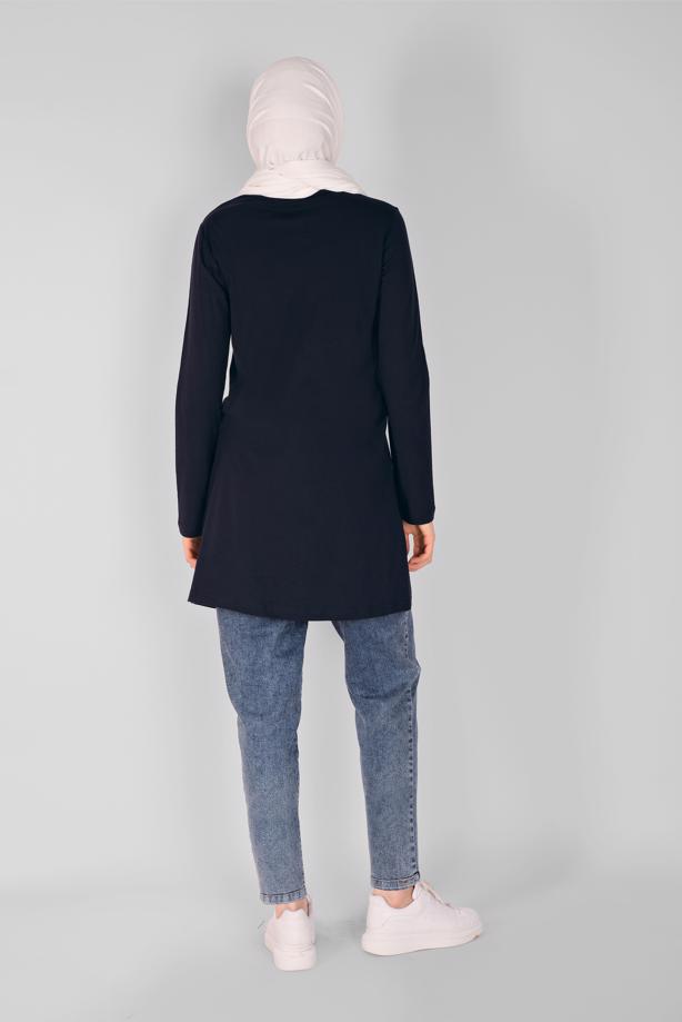 Hijab clothing  PRINTED TUNIC 5106  - TRENDTESETTÜR