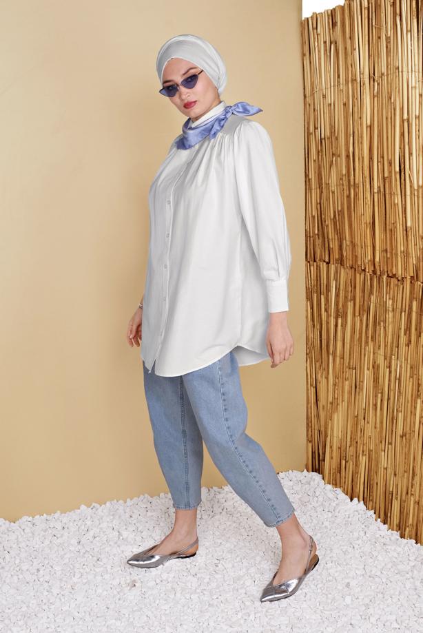 Vêtements hijab  MEN&prime;S COLLAR BUTTON TUNIC 9503  - TRENDTESETTÜR