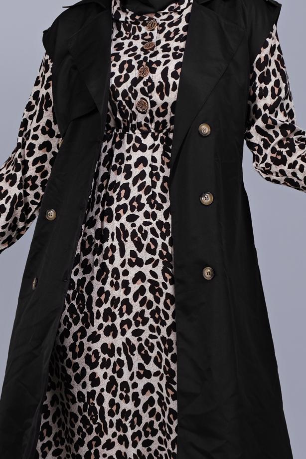 Vêtements hijab  BUTTON BELTED VEST 252  - TRENDTESETTÜR