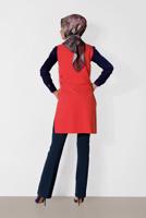 Vêtements hijab ROUGE GILET BOUTONNÉ 4185