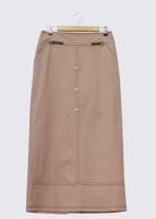 Tesettür giyim KAHVE T 6597 ALVİNA MEGAN 15421 ETEK 38/46 TEK38