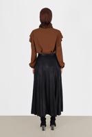 Vêtements hijab TABA BLOUSE À VOLANTS DÉTAIL GUIPURE 40332