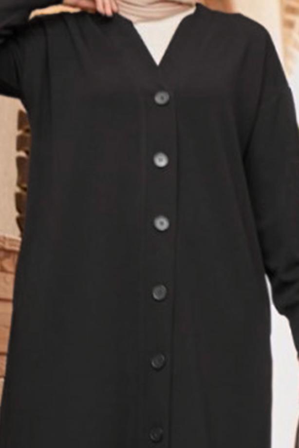 Tesettür giyim  BOYDAN DÜĞMELİ CEKET 5503  - TRENDTESETTÜR