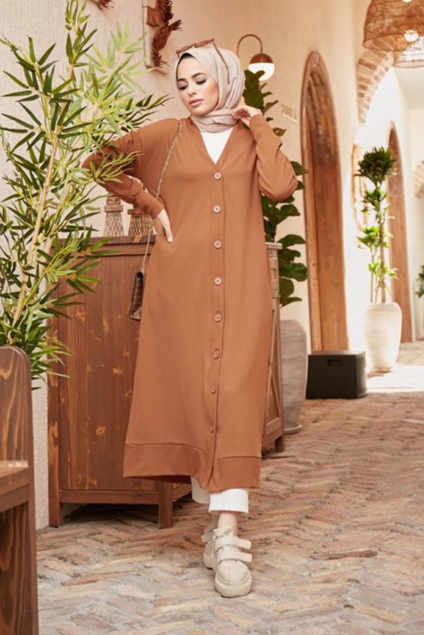 Vêtements hijab  BUTTONED JACKET 5503  - TRENDTESETTÜR