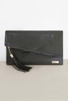 Tesettür giyim HAKİ SÜET DETAYLI CLUTCH ÇANTA 042