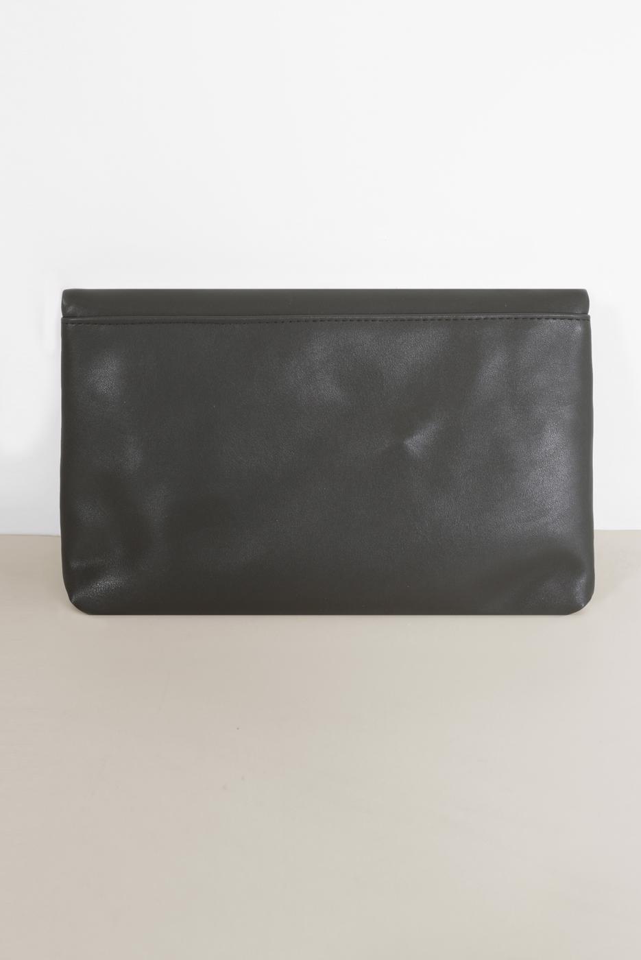 Tesettür giyim HAKİ SÜET DETAYLI CLUTCH ÇANTA 042