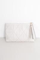 Vêtements hijab CRÈME POCHETTE ALVİNA 055