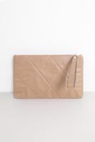 Tesettür giyim BEJ ALVİNA PORTFÖY ÇANTA 055