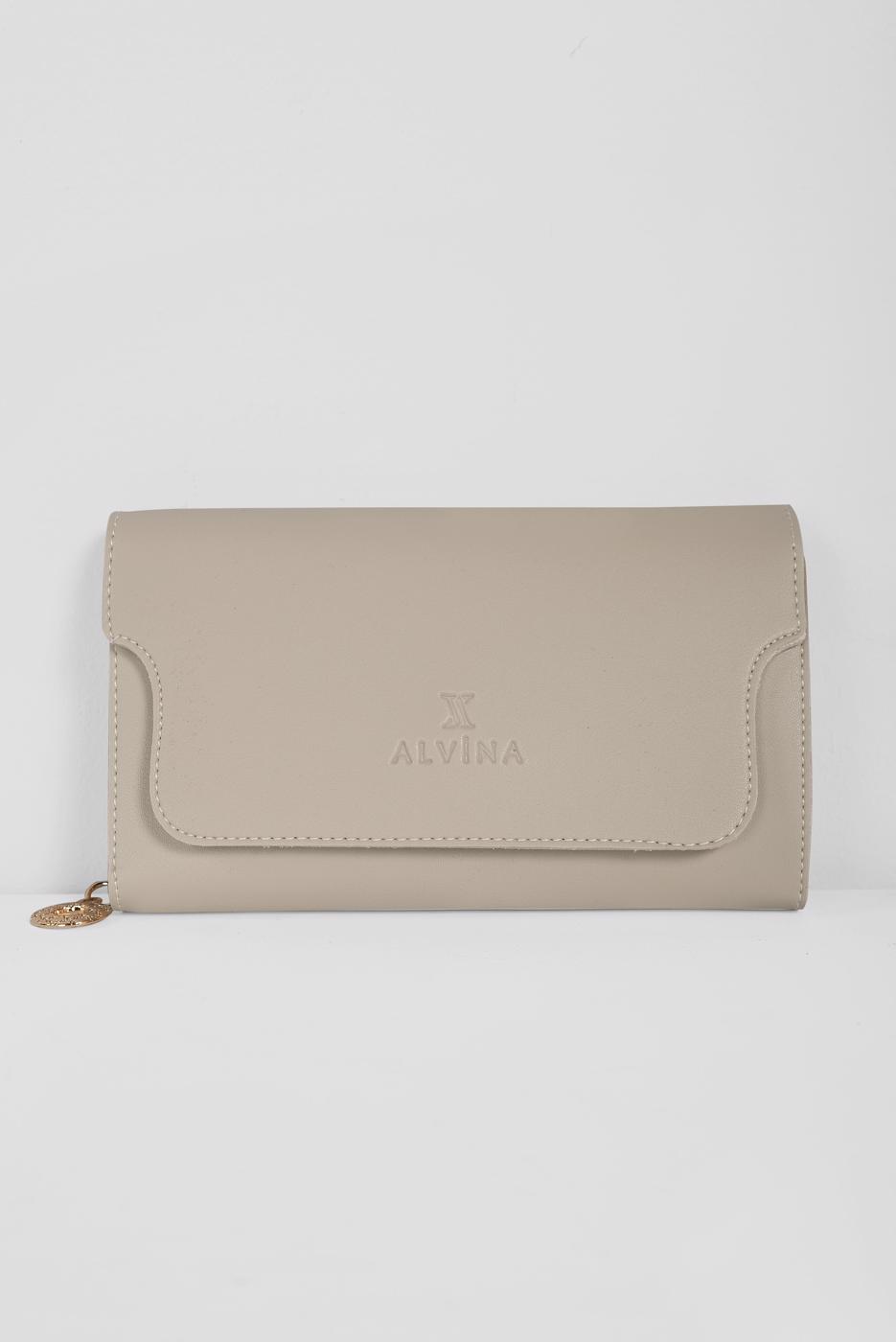 Hijab clothing MINK ALVİNA LOGO PRINT PURSE 1022 