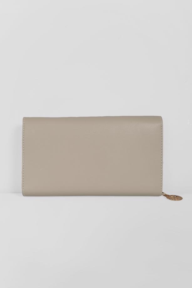 Hijab clothing MINK ALVİNA LOGO PRINT PURSE 1022  - TRENDTESETTÜR