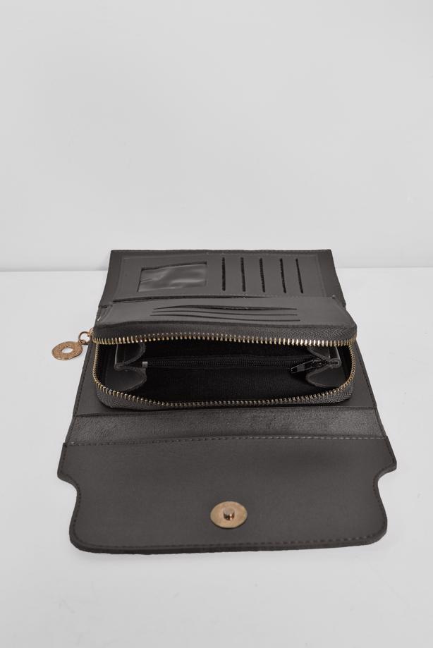 Hijab clothing BEIGE ALVİNA LOGO PRINT PURSE 1022  - TRENDTESETTÜR