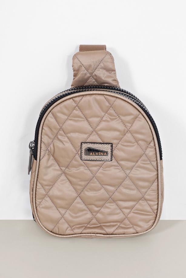 Hijab clothing MINK ALVİNA QUILTED BAG 1880  - TRENDTESETTÜR