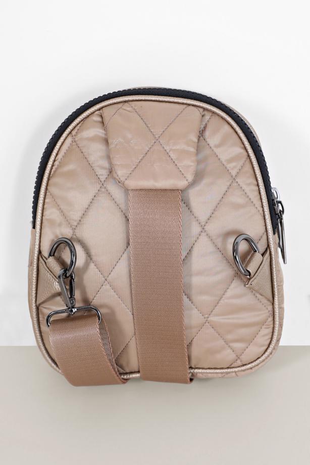 Hijab clothing MINK ALVİNA QUILTED BAG 1880  - TRENDTESETTÜR