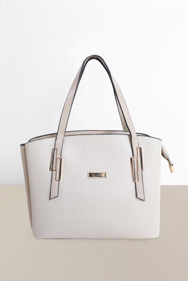 Hijab clothing MINK ALVİNA TOTE BAG 5036  - TRENDTESETTÜR