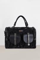 Tesettür giyim SİYAH ALVİNA DESENLİ TAŞ DETAYLI ÇANTA 6010