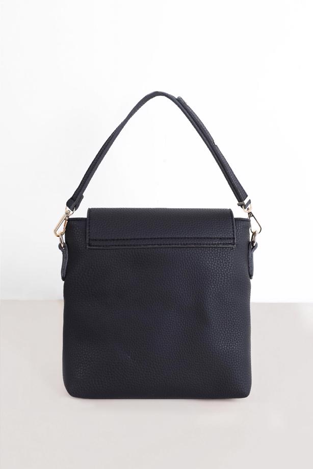 Hijab clothing BLACK ALVİNA BELT DETAIL BAG 9032  - TRENDTESETTÜR