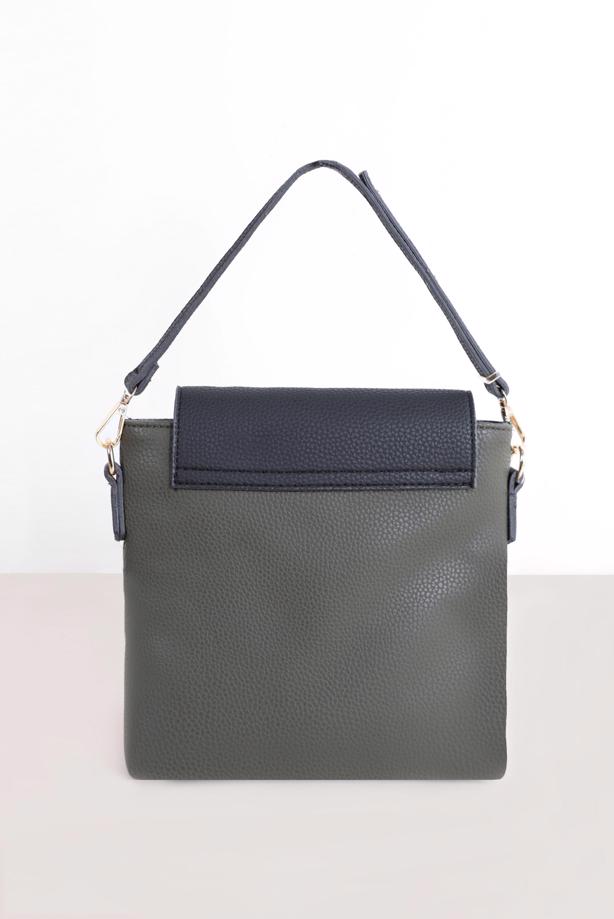 Hijab clothing KHAKI ALVİNA BELT DETAIL BAG 9032  - TRENDTESETTÜR