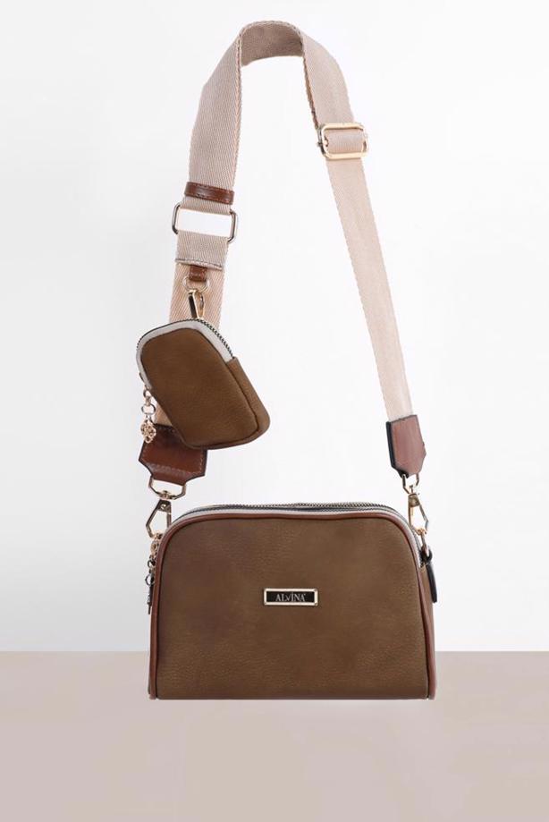 Hijab clothing MINK ALVİNA PURSE DETAIL BAG 9036  - TRENDTESETTÜR