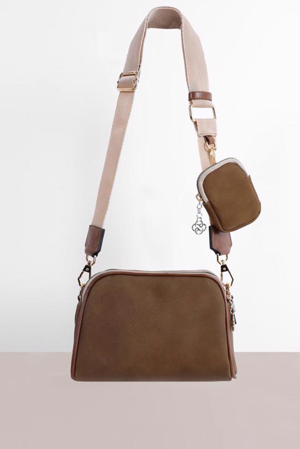 Hijab clothing MINK ALVİNA PURSE DETAIL BAG 9036  - TRENDTESETTÜR