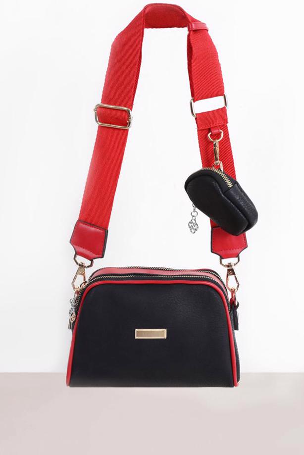 Hijab clothing BLACK ALVİNA PURSE DETAIL BAG 9036  - TRENDTESETTÜR