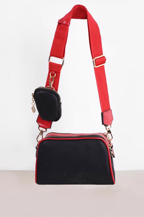 Hijab clothing BLACK ALVİNA PURSE DETAIL BAG 9036  - TRENDTESETTÜR