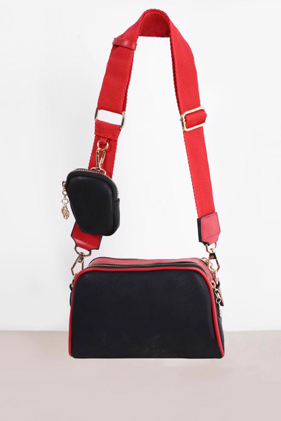 Hijab clothing BLACK ALVİNA PURSE DETAIL BAG 9036 