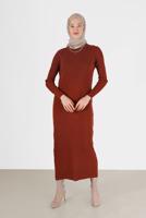 CORDUROY BASIC KNITWEAR DRESS 00042 
