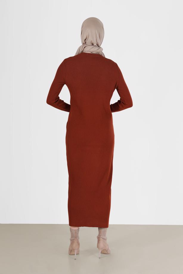 Vêtements hijab  CORDUROY BASIC KNITWEAR DRESS 00042  - TRENDTESETTÜR