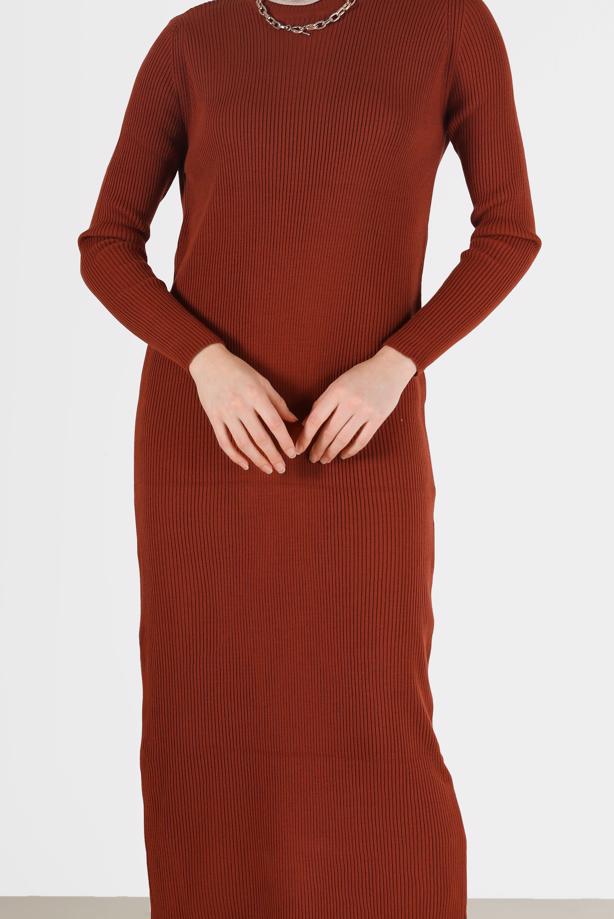 Vêtements hijab  CORDUROY BASIC KNITWEAR DRESS 00042  - TRENDTESETTÜR