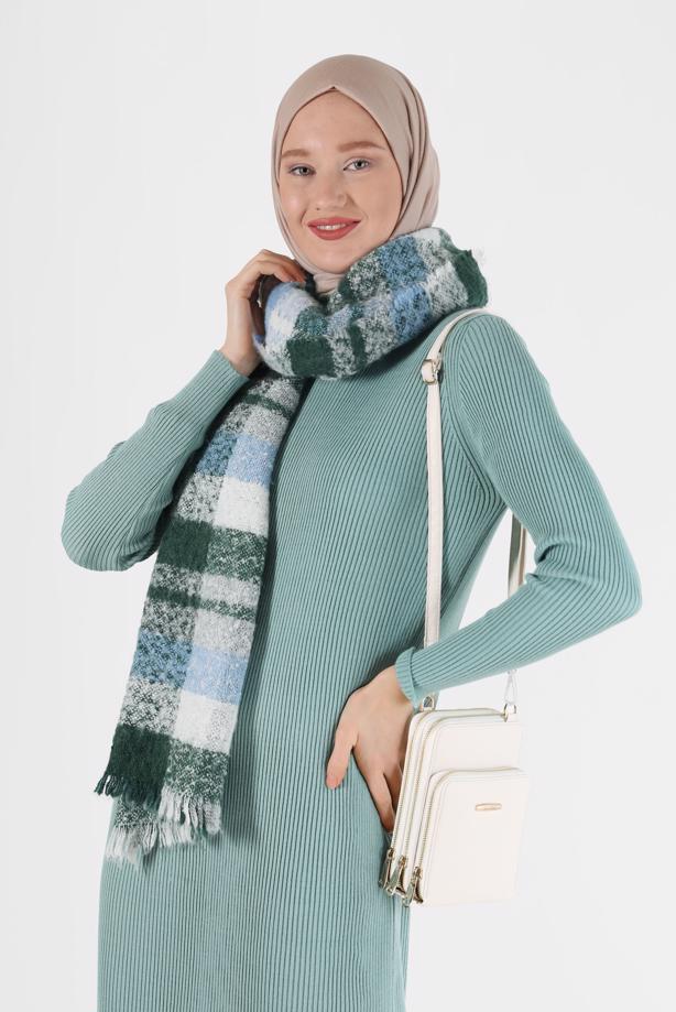 Hijab clothing  CORDUROY BASIC KNITWEAR DRESS 00042  - TRENDTESETTÜR