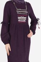 Vêtements hijab POURPRE ROBE À SEQUINS 40118