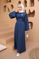 Vêtements hijab BLEU MARINE ROBE À MANCHES LARGES 60001