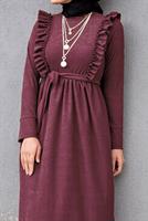 Vêtements hijab ROSE ROBE CEINTURÉE À VOLANTS 7066