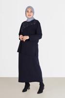Vêtements hijab BLEU MARINE COSTUME JUPE ALVINA T 20192