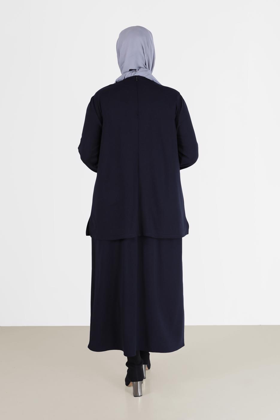 Vêtements hijab BLEU MARINE COSTUME JUPE ALVINA T 20192