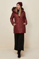 Tesettür giyim KAHVE T 90273 ALV DELTA 125 KABAN 38/44