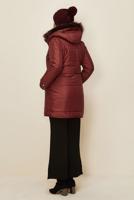 Tesettür giyim KAHVE T 90273 ALV DELTA 125 KABAN 38/44