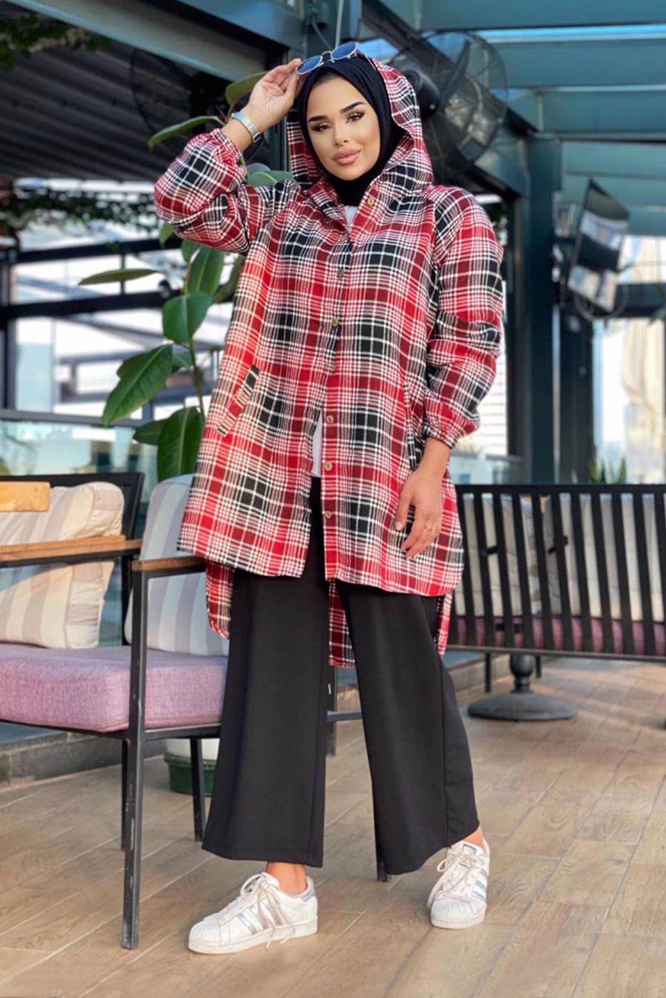 Vêtements hijab NOIR PANTALON EN CRÊPE T 1001