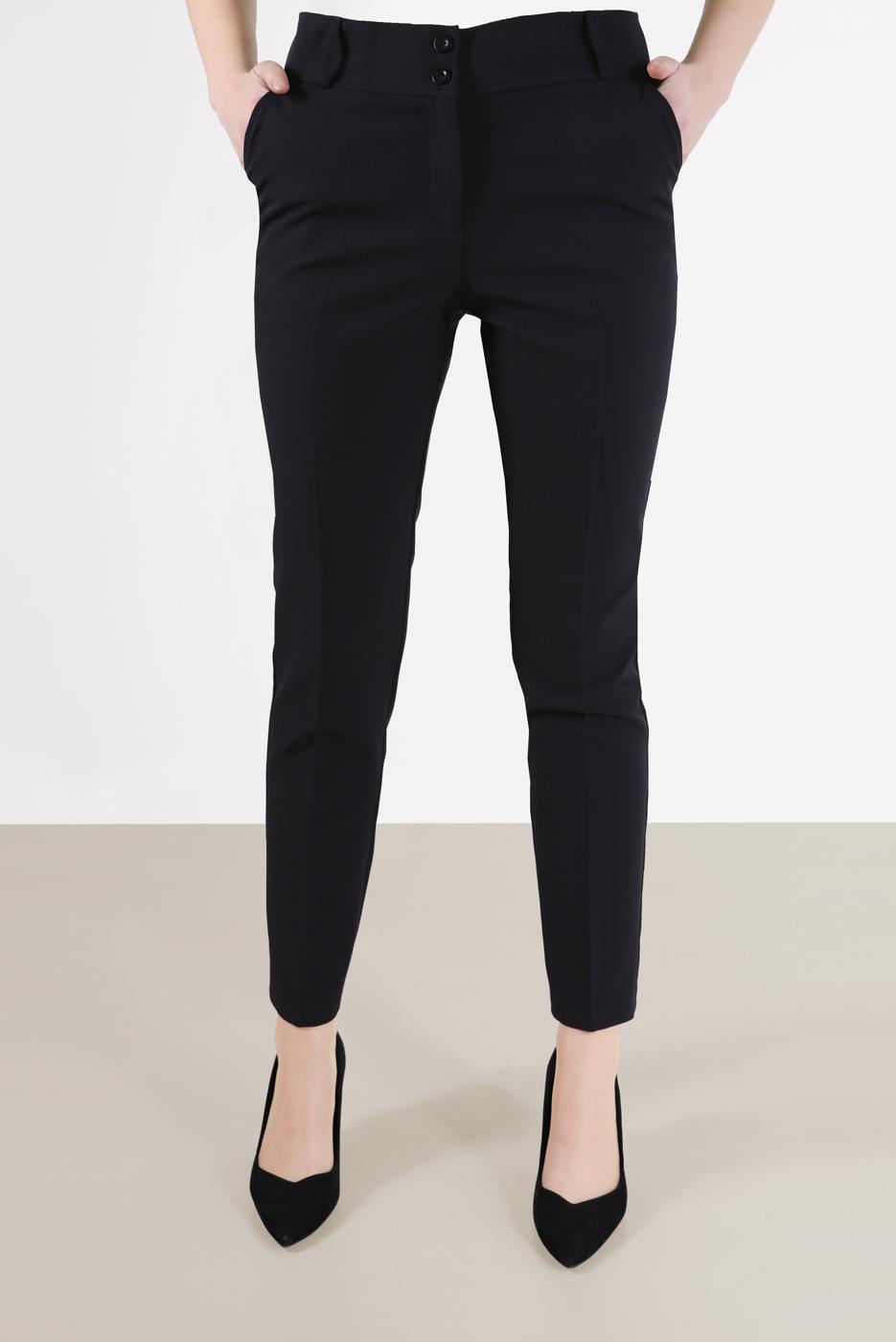 Tesettür giyim SİYAH ALVİNA KLASİK PANTOLON 70021	